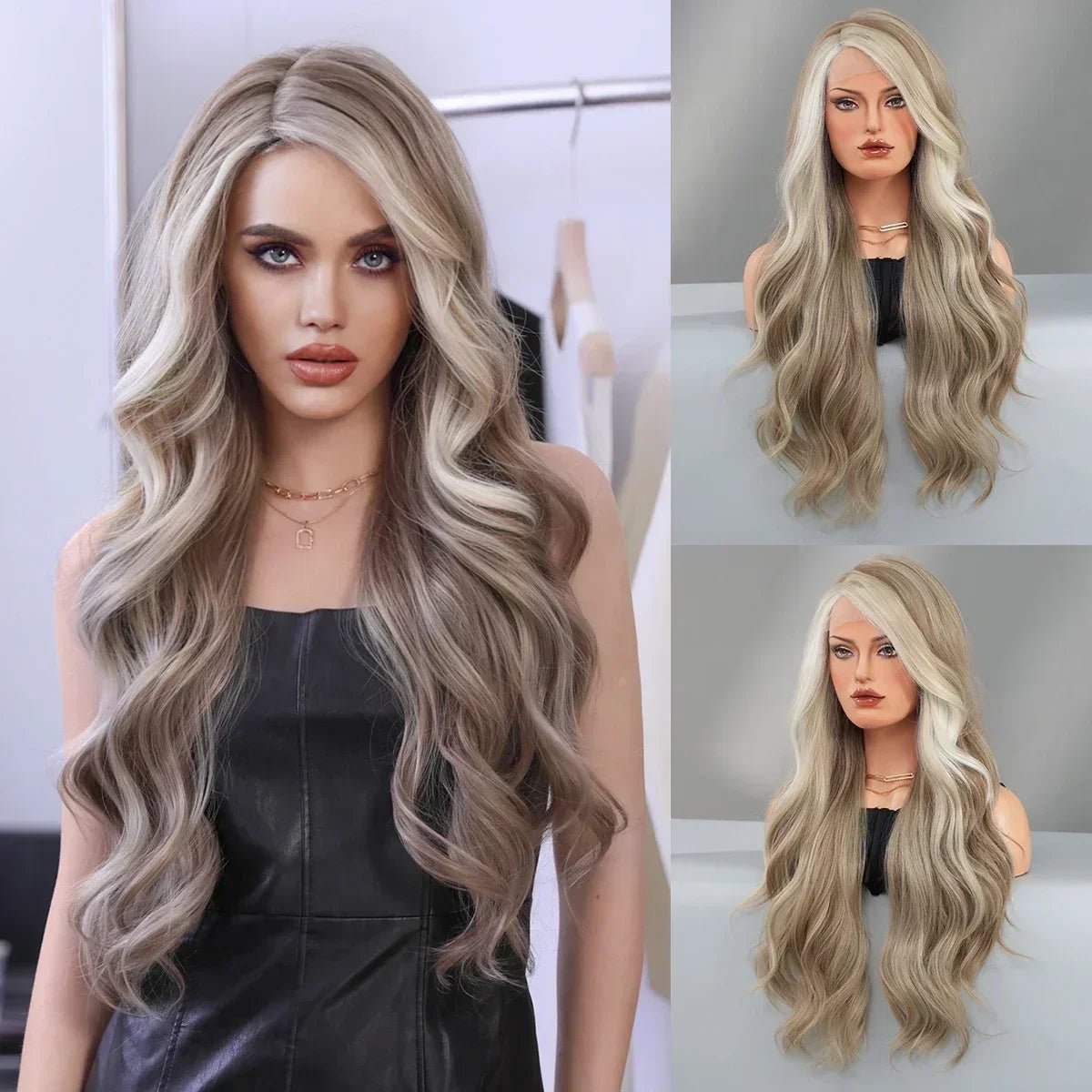 Mystical Mirage: Long Wavy Synthetic Wig - HairNjoy