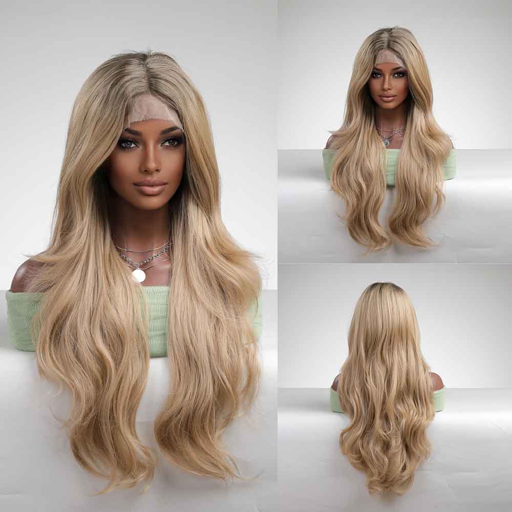 Natural Lace Front Blonde Wig - HairNjoy