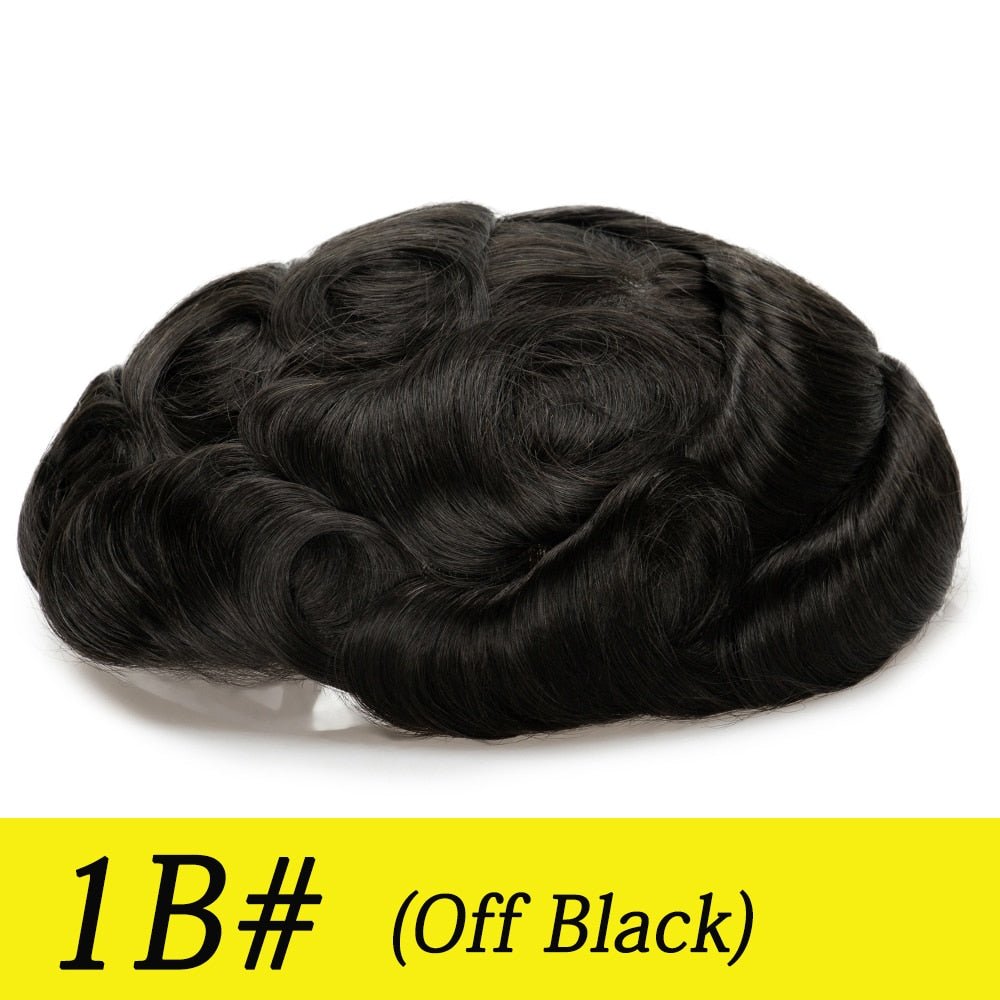 Prosthesis 100% Indian Human Hair Replacement System Toupee - HairNjoy