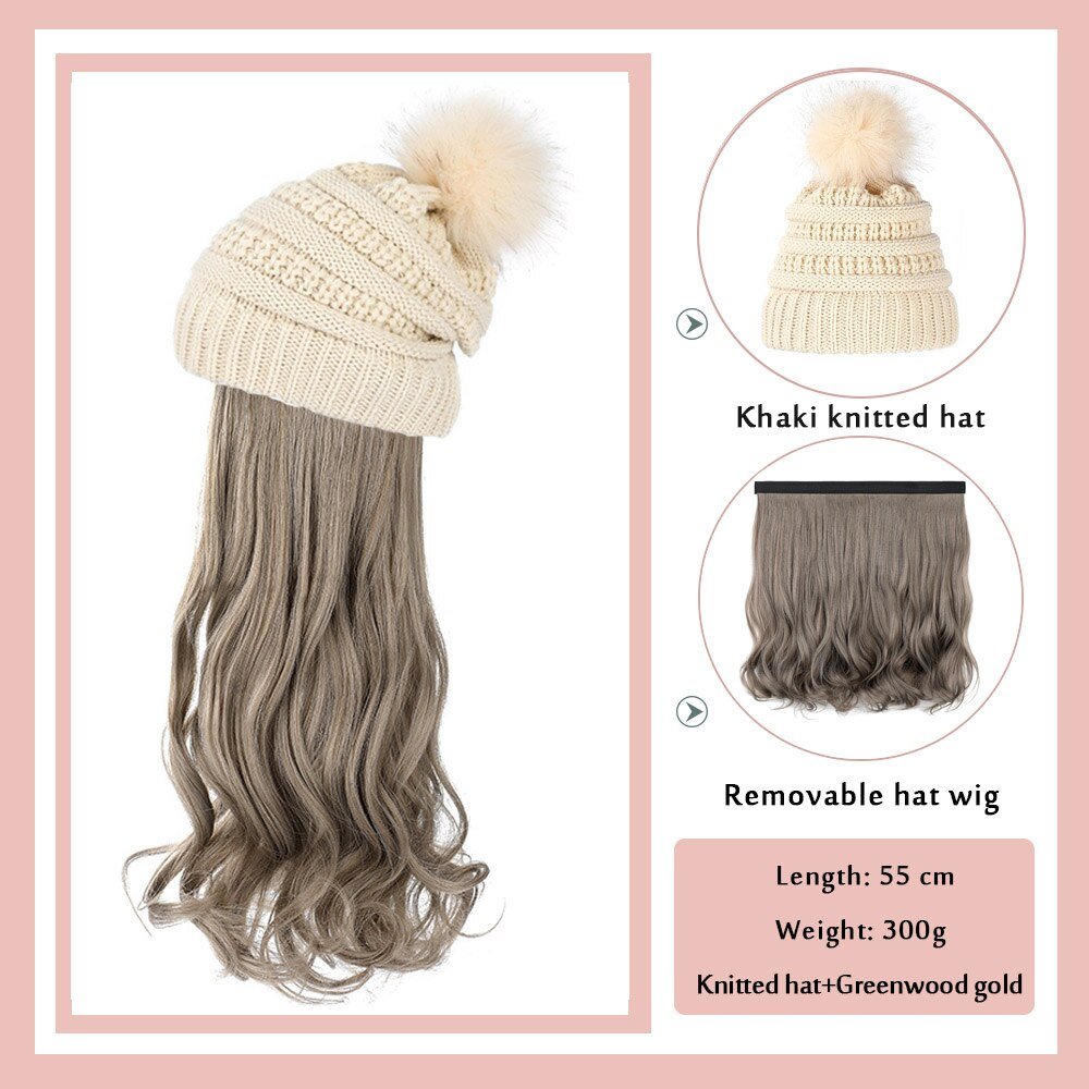Removable Hair Extension with Adjustable Cap - HairNjoy