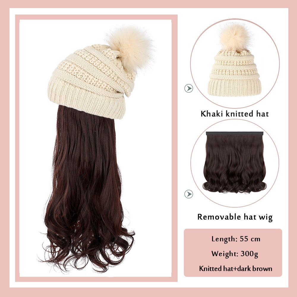 Removable Hair Extension with Adjustable Cap - HairNjoy