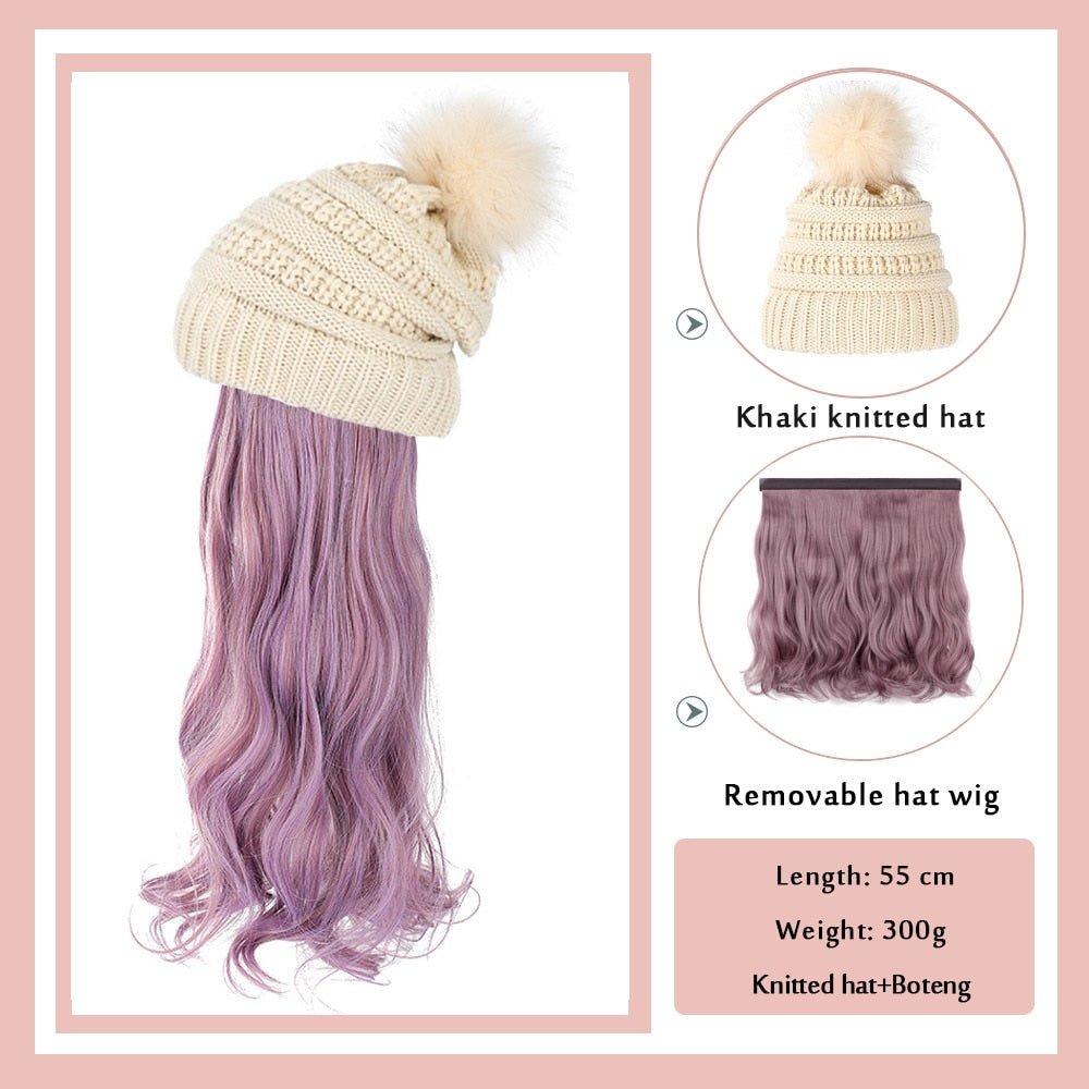 Removable Hair Extension with Adjustable Cap - HairNjoy