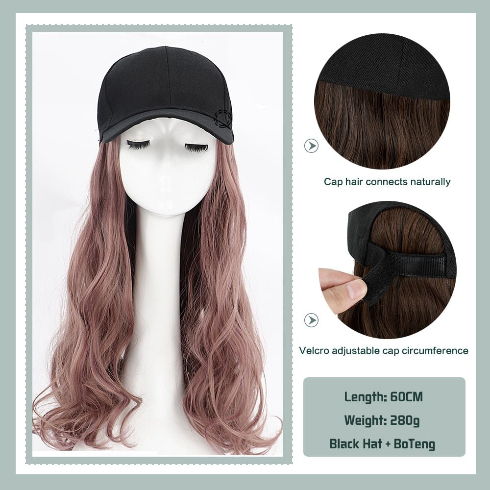 Removable Hair Extension with Adjustable Cap - HairNjoy