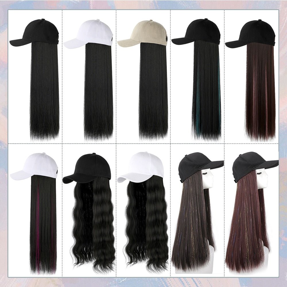 Removable Hair Extension with Adjustable Cap - HairNjoy