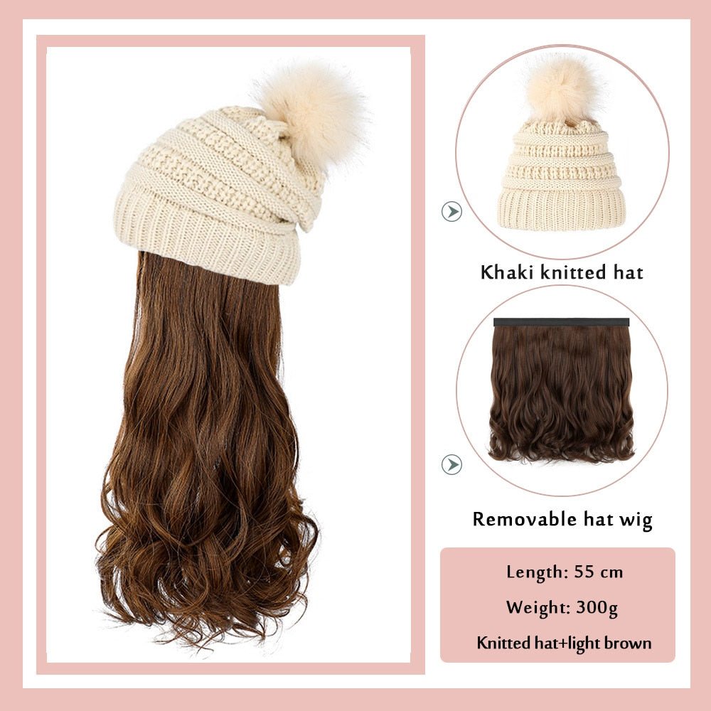 Removable Hair Extension with Adjustable Cap - HairNjoy
