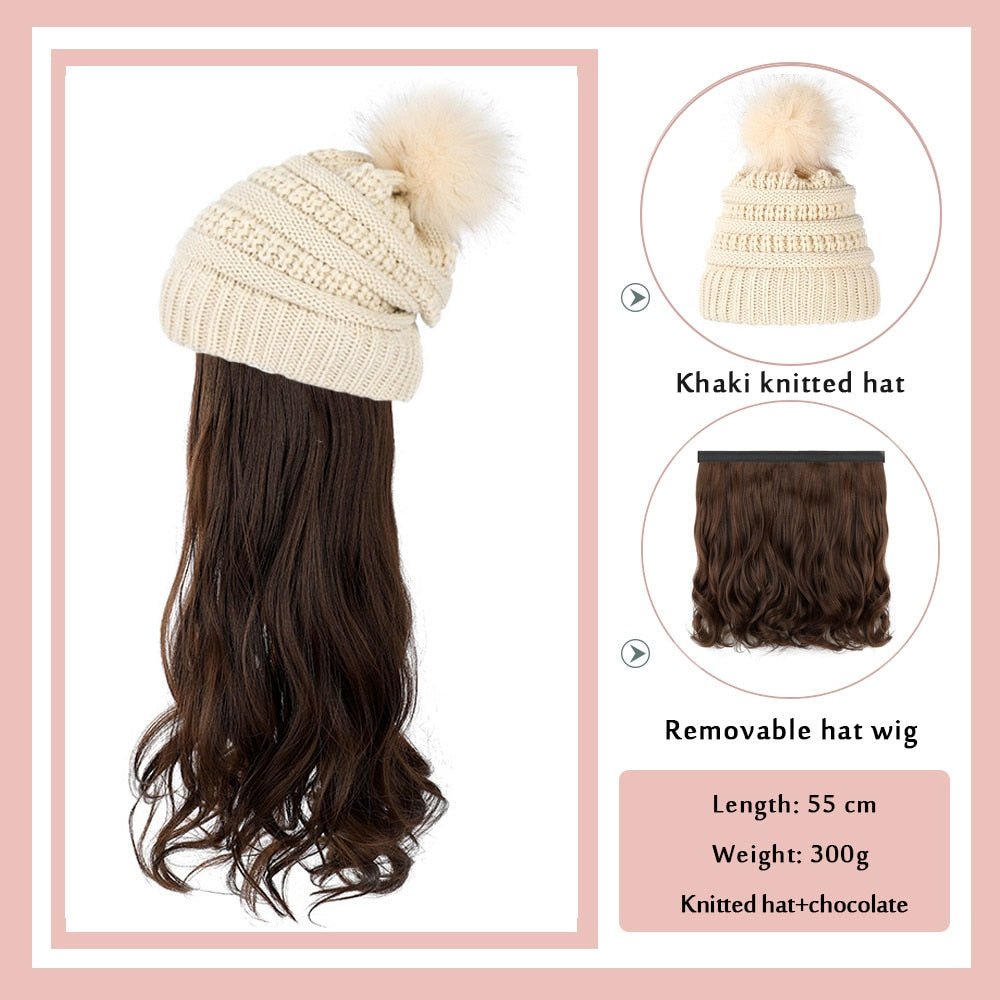 Removable Hair Extension with Adjustable Cap - HairNjoy