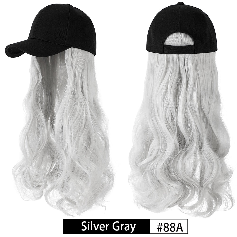 Removable Hair Extension with Baseball Cap - HairNjoy