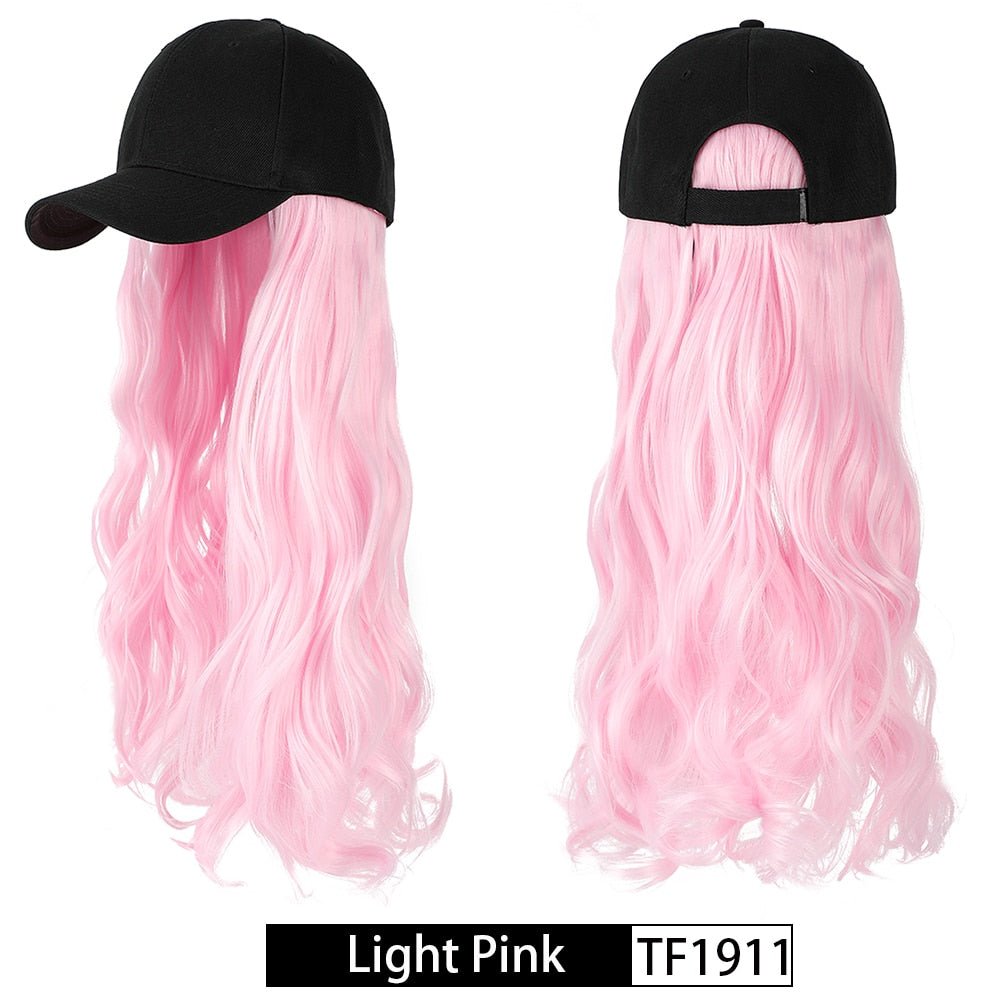 Removable Hair Extension with Baseball Cap - HairNjoy