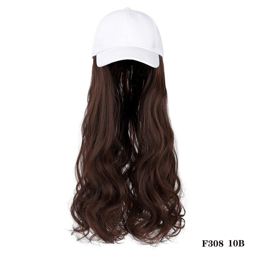 Removable Hair Extension with Baseball Cap - HairNjoy