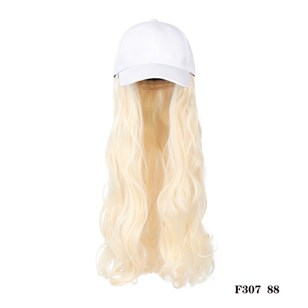 Removable Hair Extension with Baseball Cap - HairNjoy