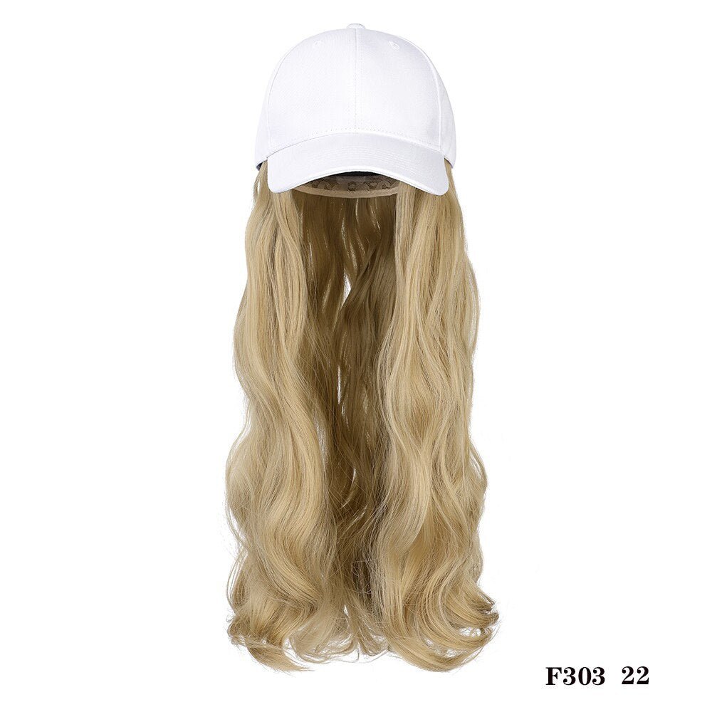 Removable Hair Extension with Baseball Cap - HairNjoy
