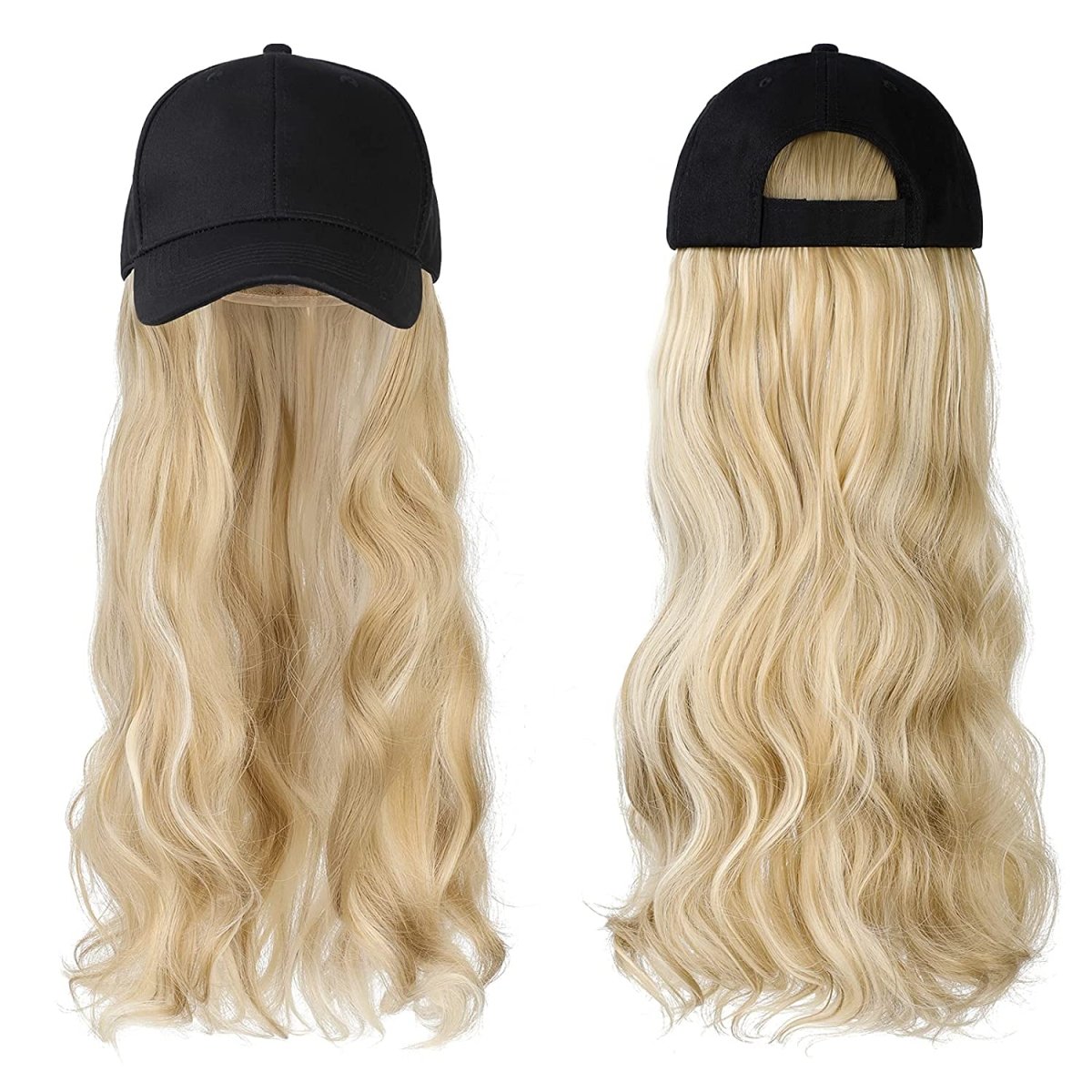 Removable Hair Extension with Baseball Cap - HairNjoy