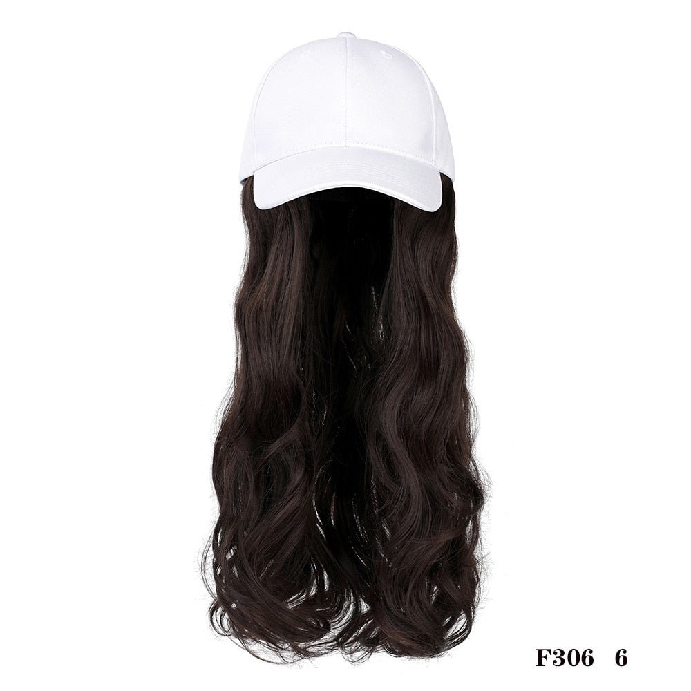 Removable Hair Extension with Baseball Cap - HairNjoy