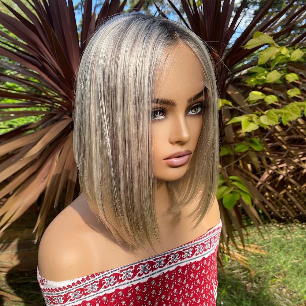 Silky Straight Super Cute Bob Wig - HairNjoy