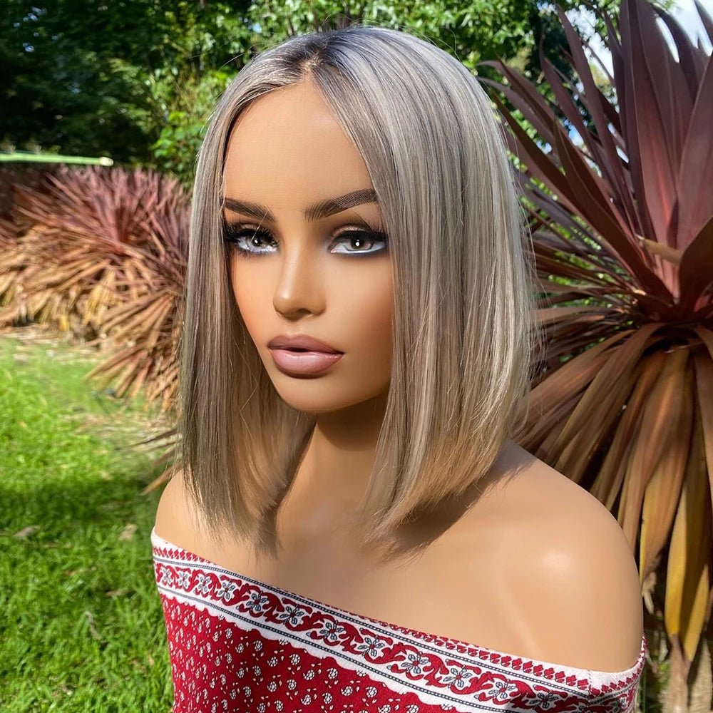 Silky Straight Super Cute Bob Wig - HairNjoy