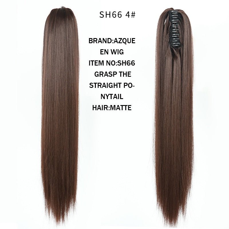 Synthetic Claw Clip in Ponytails - HairNjoy