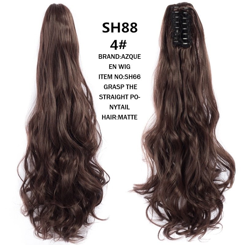 Synthetic Claw Clip in Ponytails - HairNjoy