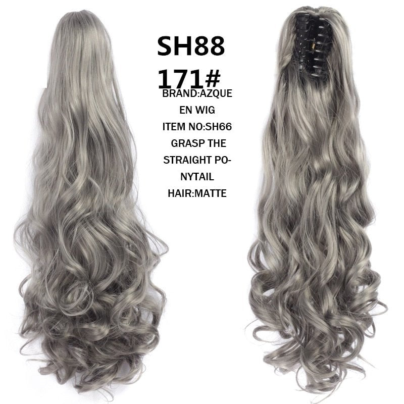 Synthetic Claw Clip in Ponytails - HairNjoy