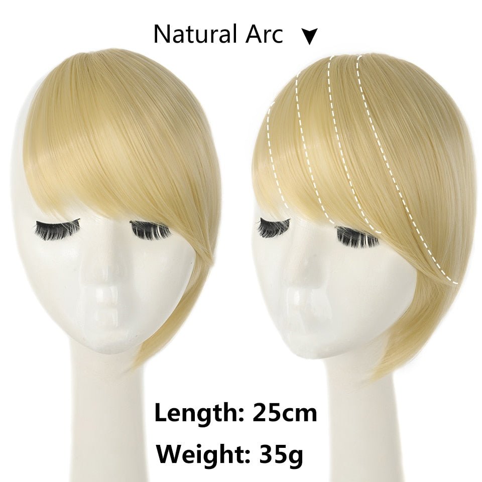 Synthetic Fringe Clip in Side Bangs Hair Extensions - HairNjoy