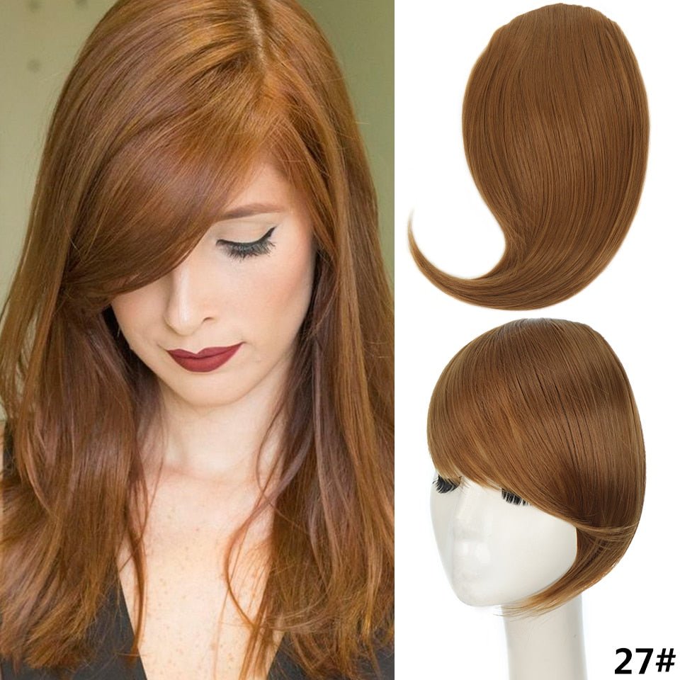 Synthetic Fringe Clip in Side Bangs Hair Extensions - HairNjoy