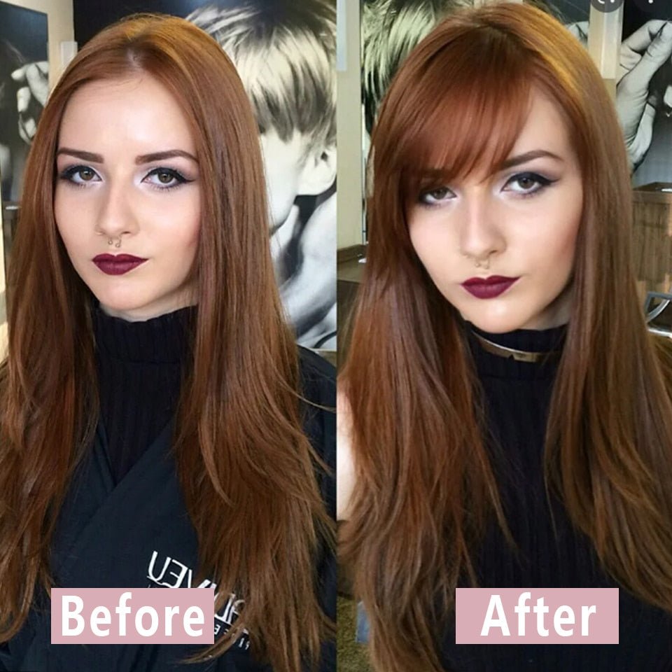 Synthetic Fringe Clip in Side Bangs Hair Extensions - HairNjoy