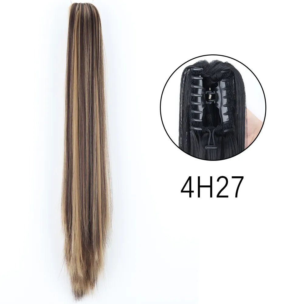 Synthetic Hair Wavy Claw Clip In Hair Extension - HairNjoy