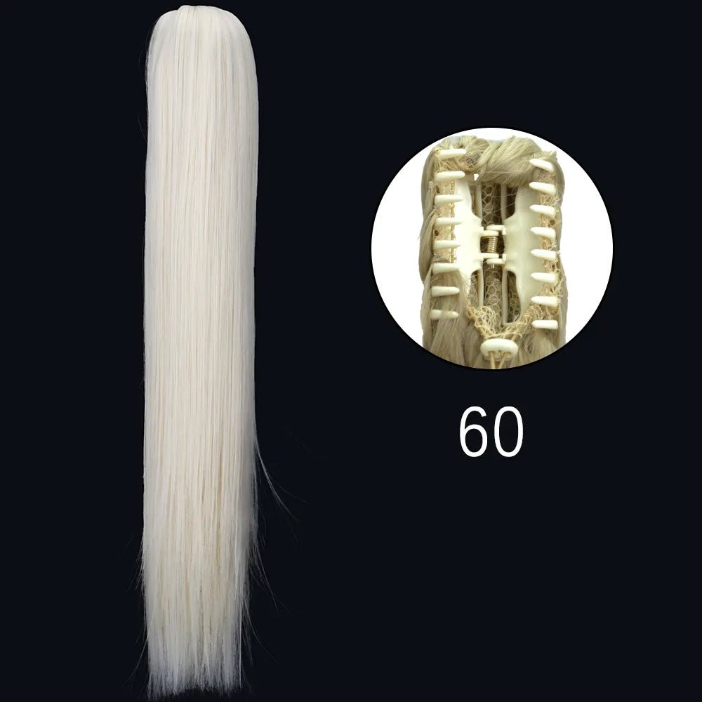 Synthetic Hair Wavy Claw Clip In Hair Extension - HairNjoy