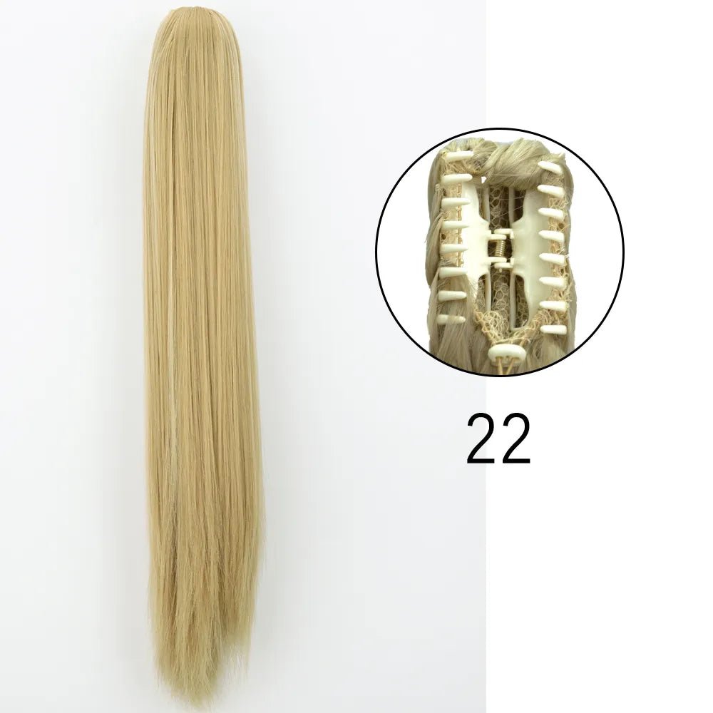 Synthetic Hair Wavy Claw Clip In Hair Extension - HairNjoy
