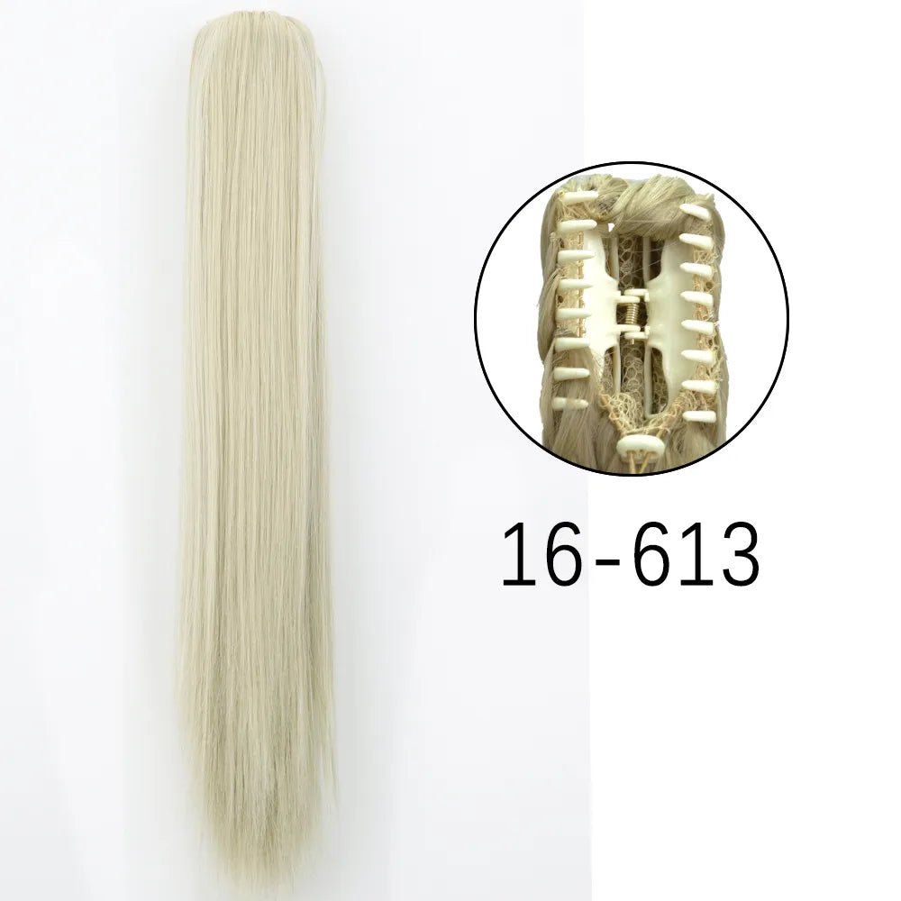 Synthetic Hair Wavy Claw Clip In Hair Extension - HairNjoy