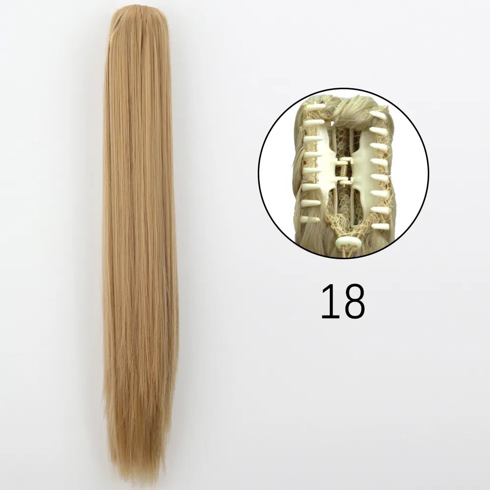 Synthetic Hair Wavy Claw Clip In Hair Extension - HairNjoy
