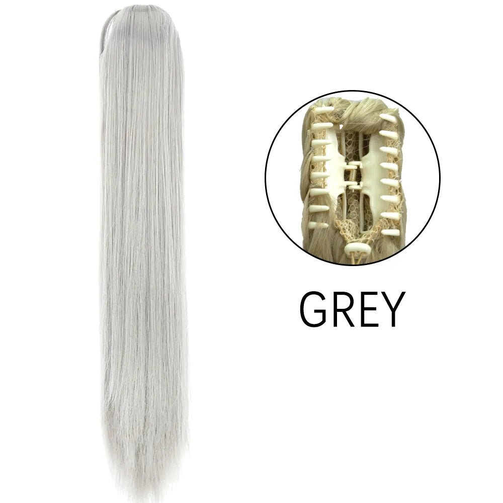 Synthetic Hair Wavy Claw Clip In Hair Extension - HairNjoy