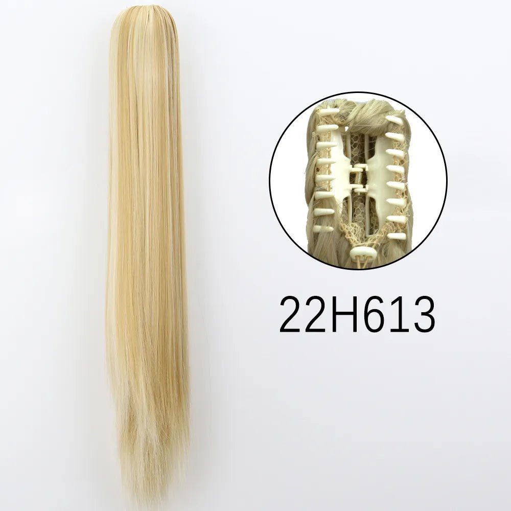 Synthetic Hair Wavy Claw Clip In Hair Extension - HairNjoy