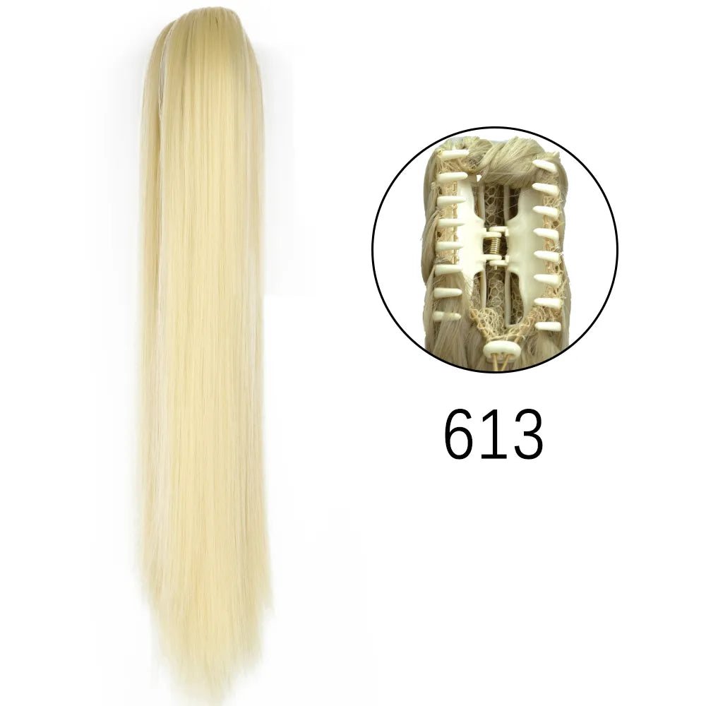 Synthetic Hair Wavy Claw Clip In Hair Extension - HairNjoy