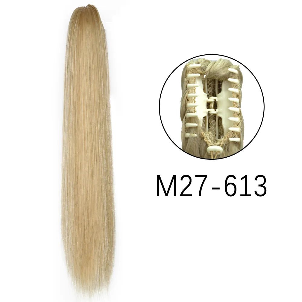 Synthetic Hair Wavy Claw Clip In Hair Extension - HairNjoy