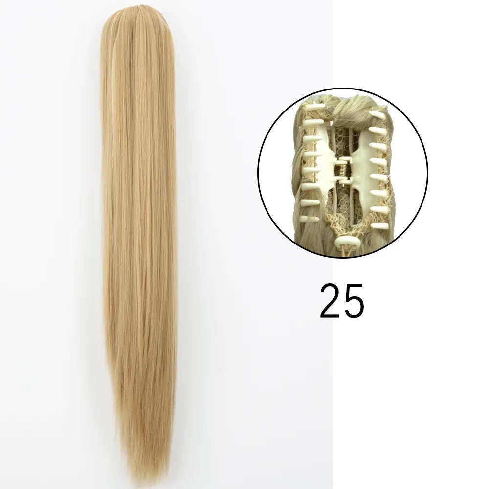 Synthetic Hair Wavy Claw Clip In Hair Extension - HairNjoy