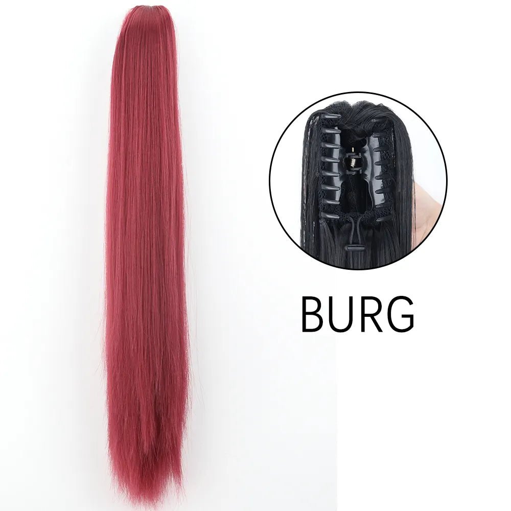 Synthetic Hair Wavy Claw Clip In Hair Extension - HairNjoy