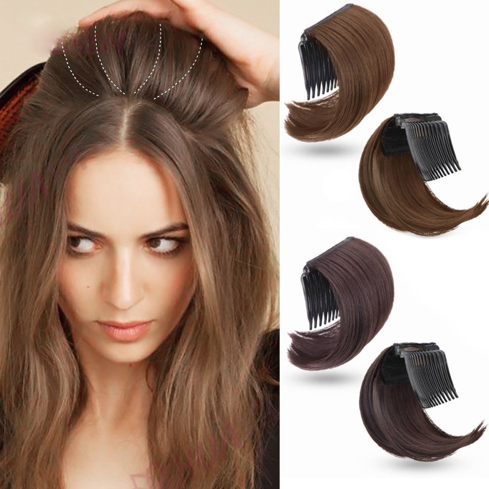 Synthetic Invisible Pad High Straight Volume Hair Up Comb - HairNjoy