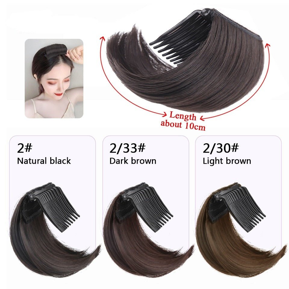 Synthetic Invisible Pad High Straight Volume Hair Up Comb - HairNjoy
