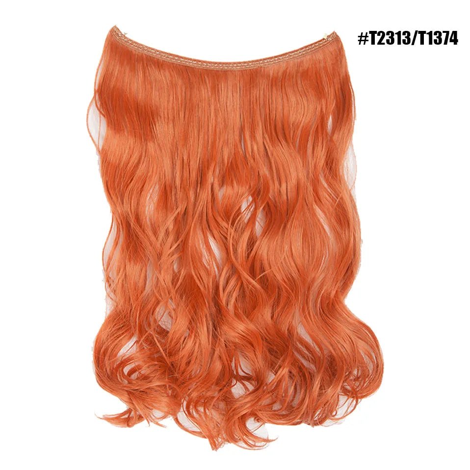 Synthetic Invisible Wire Hairpieces Hair Extension - HairNjoy