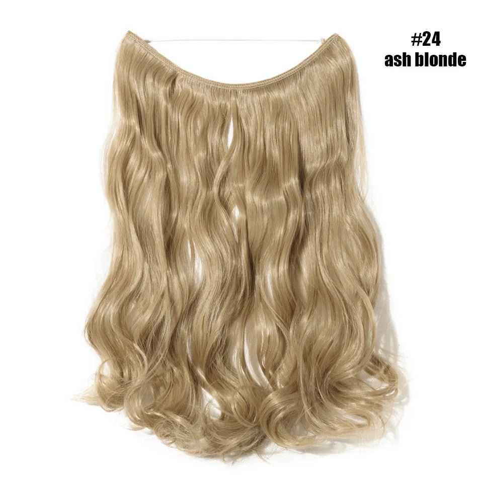 Synthetic Invisible Wire Hairpieces Hair Extension - HairNjoy