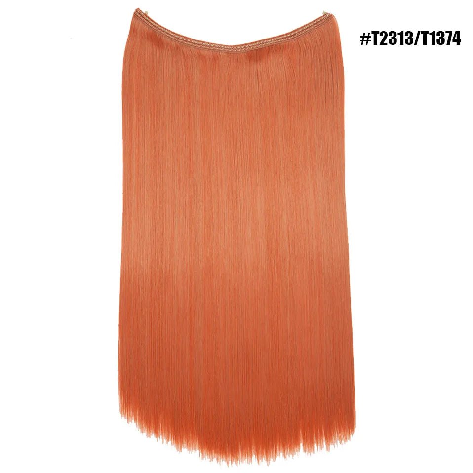 Synthetic Invisible Wire Hairpieces Hair Extension - HairNjoy