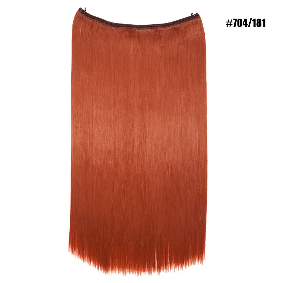 Synthetic Invisible Wire Hairpieces Hair Extension - HairNjoy