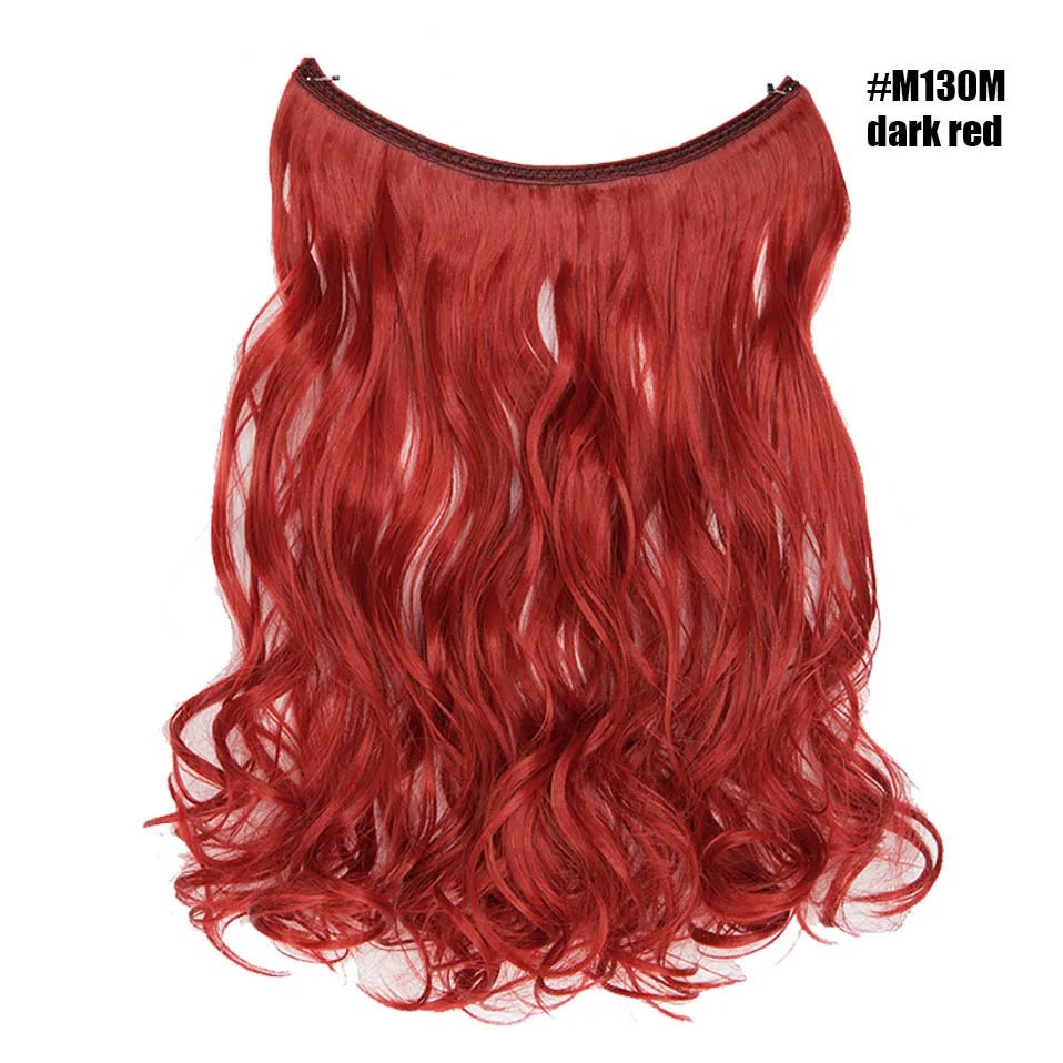 Synthetic Invisible Wire Hairpieces Hair Extension - HairNjoy