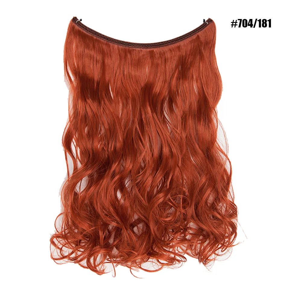 Synthetic Invisible Wire Hairpieces Hair Extension - HairNjoy