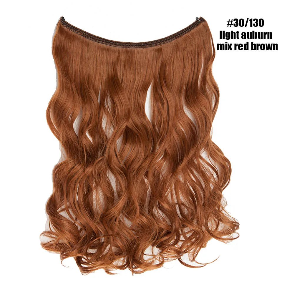 Synthetic Invisible Wire Hairpieces Hair Extension - HairNjoy