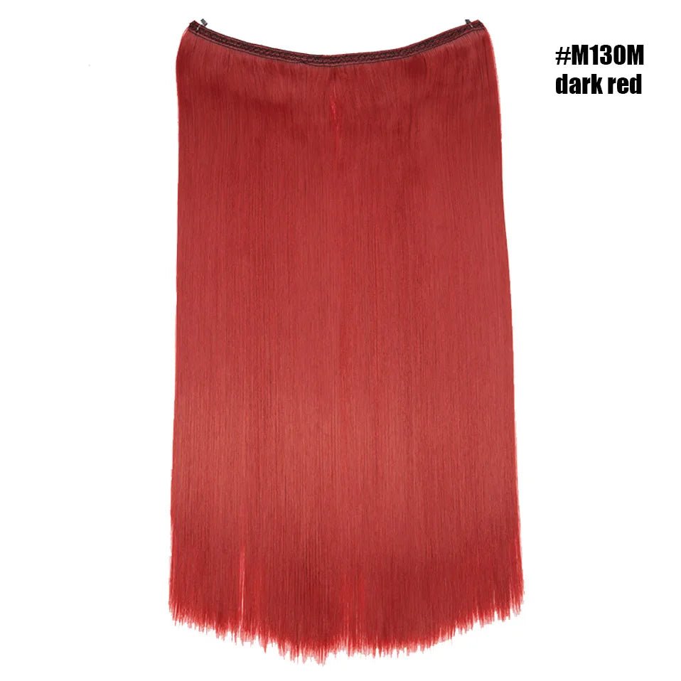 Synthetic Invisible Wire Hairpieces Hair Extension - HairNjoy