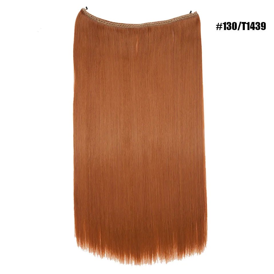 Synthetic Invisible Wire Hairpieces Hair Extension - HairNjoy