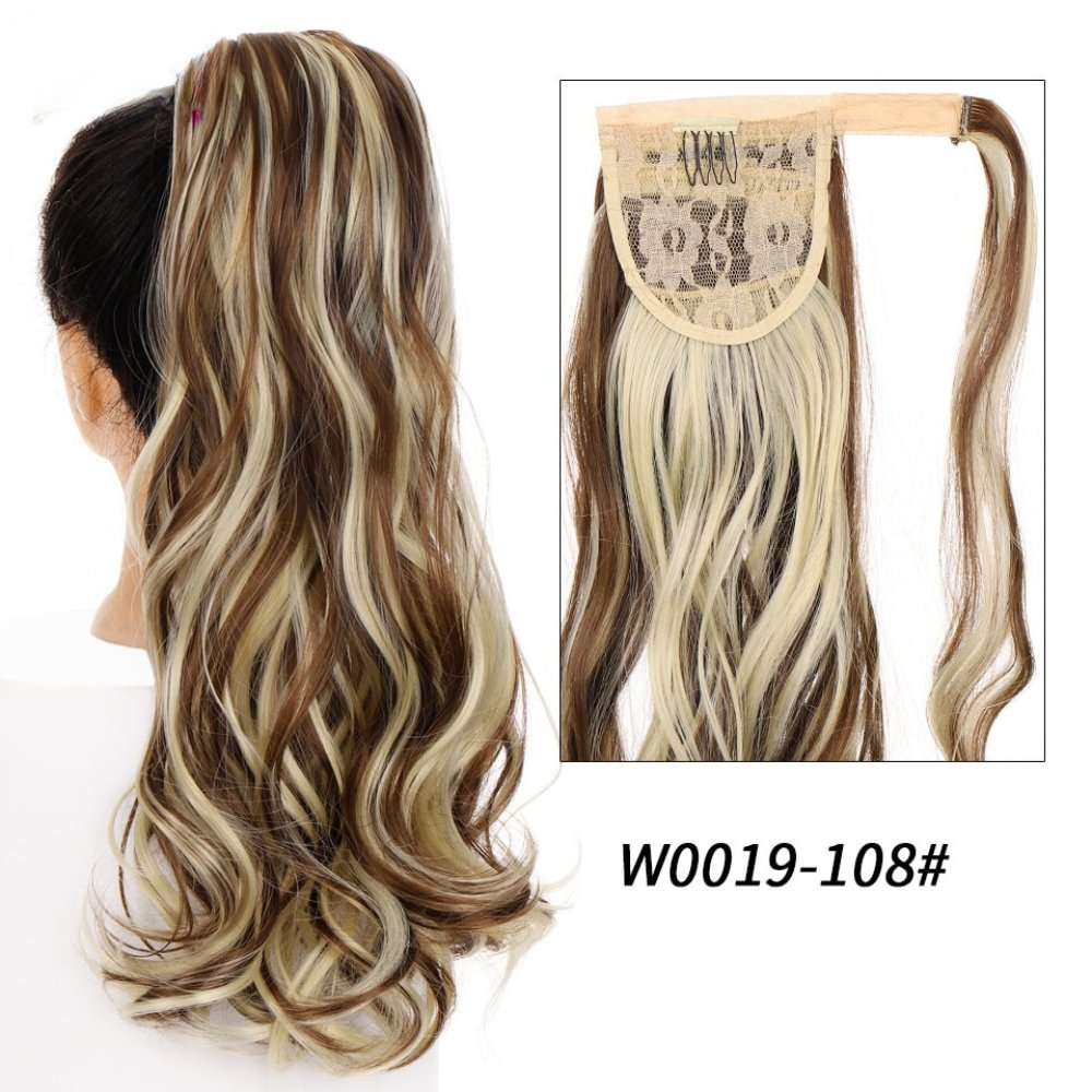 Synthetic Long Wavy Clip Ponytail Hair Extension - HairNjoy