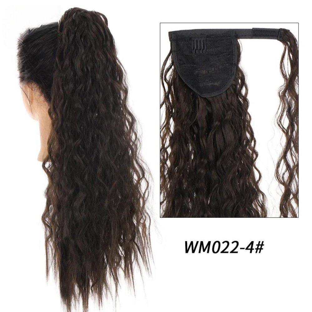 Synthetic Long Wavy Clip Ponytail Hair Extension - HairNjoy