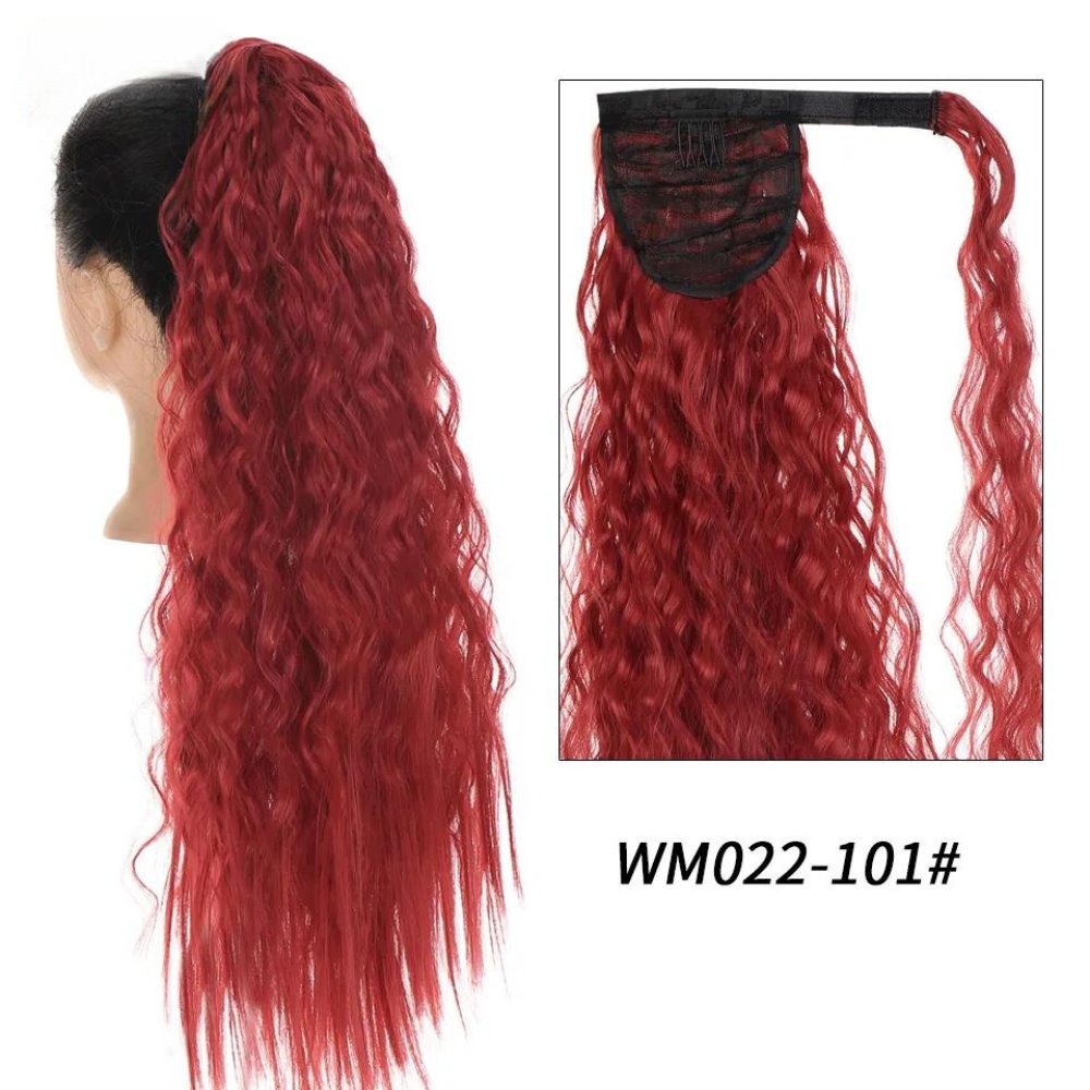 Synthetic Long Wavy Clip Ponytail Hair Extension - HairNjoy